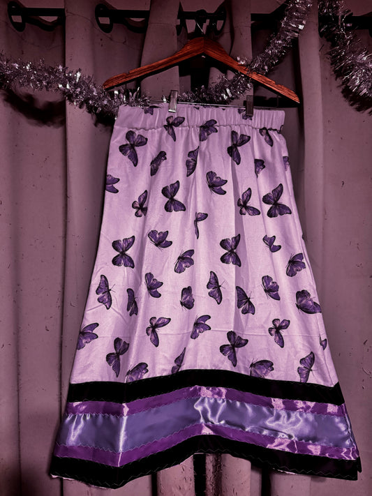 Lavender Butterfly Skirt